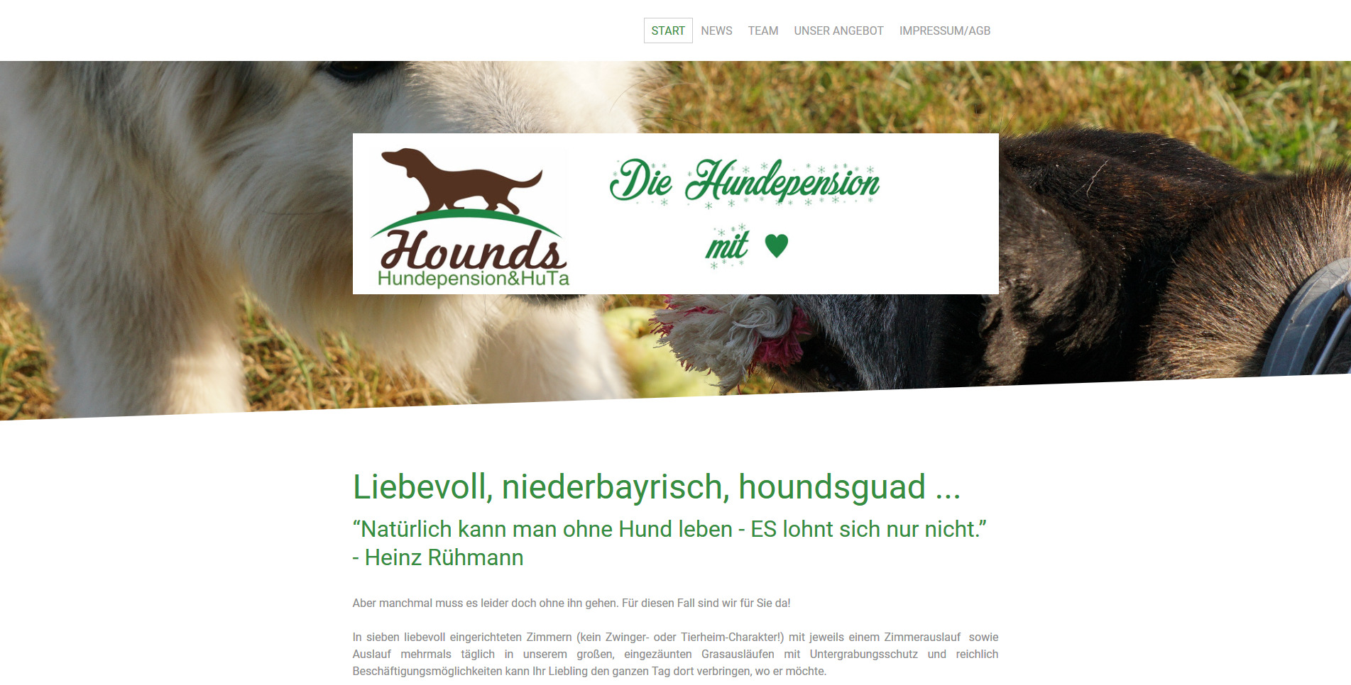 Hounds Hundepension